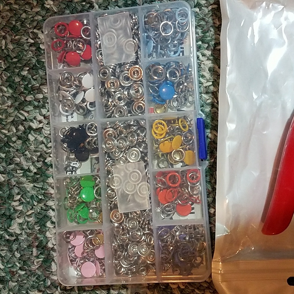 Metal snap button kit - Picture 2 of 2